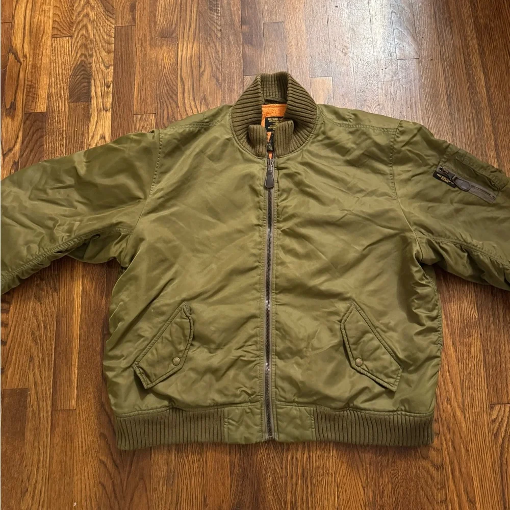 Polo jeans co. Military surplus jacket size XL - Picture 1 of 4